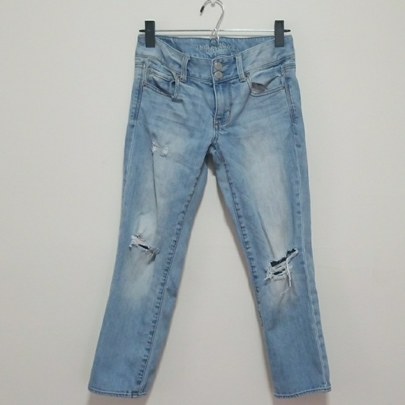American Eagle Artist Crop Jeans - Picture 1 of 4